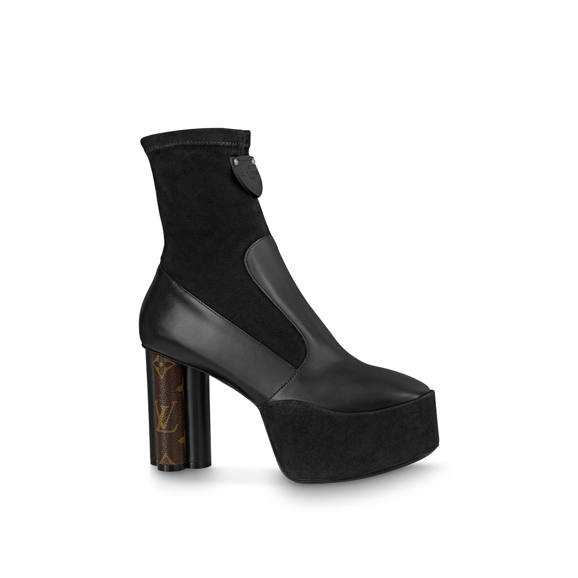 soulier plateforme noir