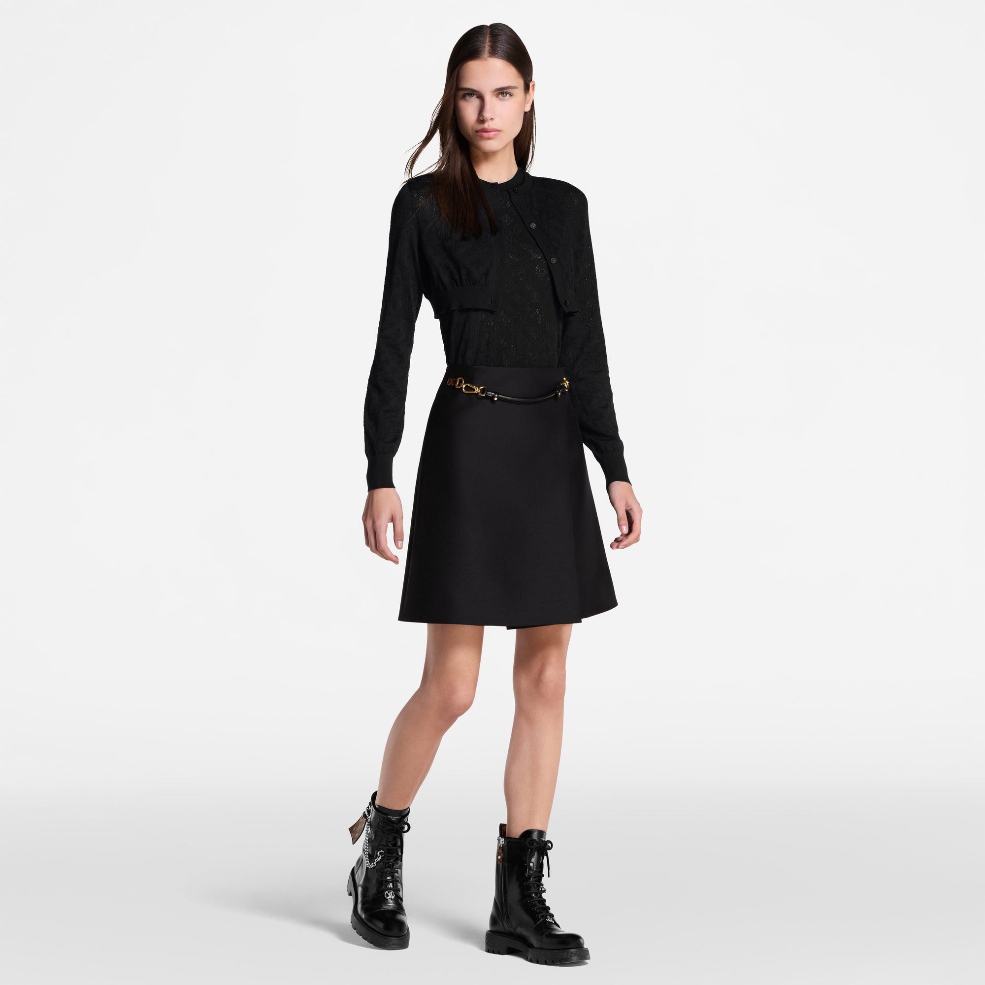 Bottine ranger District  Femme Souliers Bottines et bottes | LOUIS VUITTON (Zoom produit)