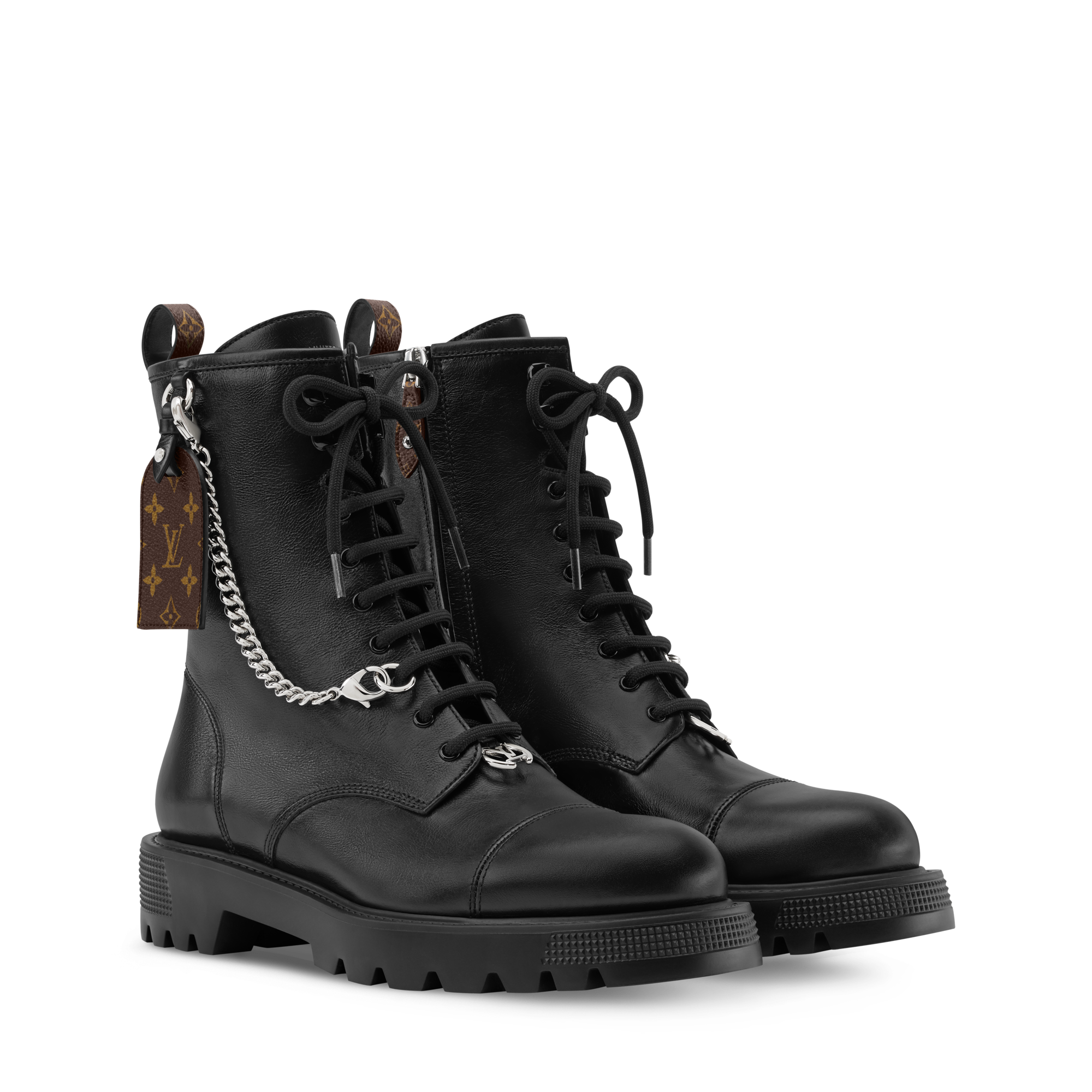 Bottine ranger District  Femme Souliers Bottines et bottes | LOUIS VUITTON (Zoom produit)