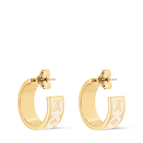 Boucles d'oreilles Nanogram Enamel S00 Femme Bijoux Boucles d’oreilles | LOUIS VUITTON (Zoom produit)