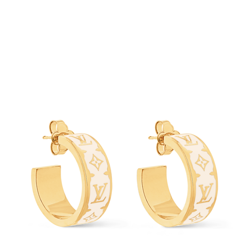 Boucles d'oreilles Nanogram Enamel S00 Femme Bijoux Boucles d’oreilles | LOUIS VUITTON (Zoom produit)
