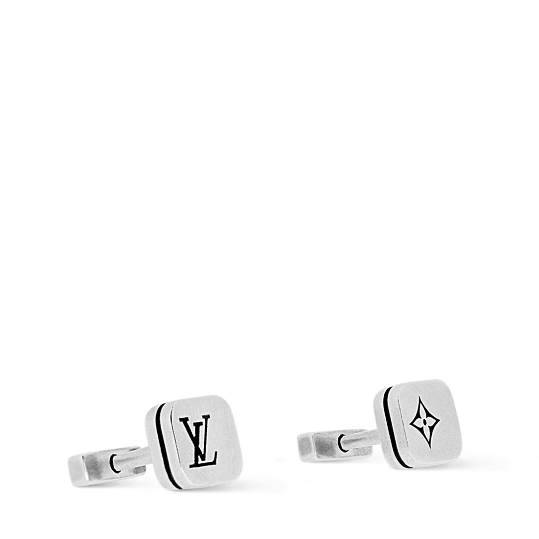 Boutons De Manchette Vintage Ton Or Vert - Style Milieu De Siècle, Marque Speidel, Pour Homme
