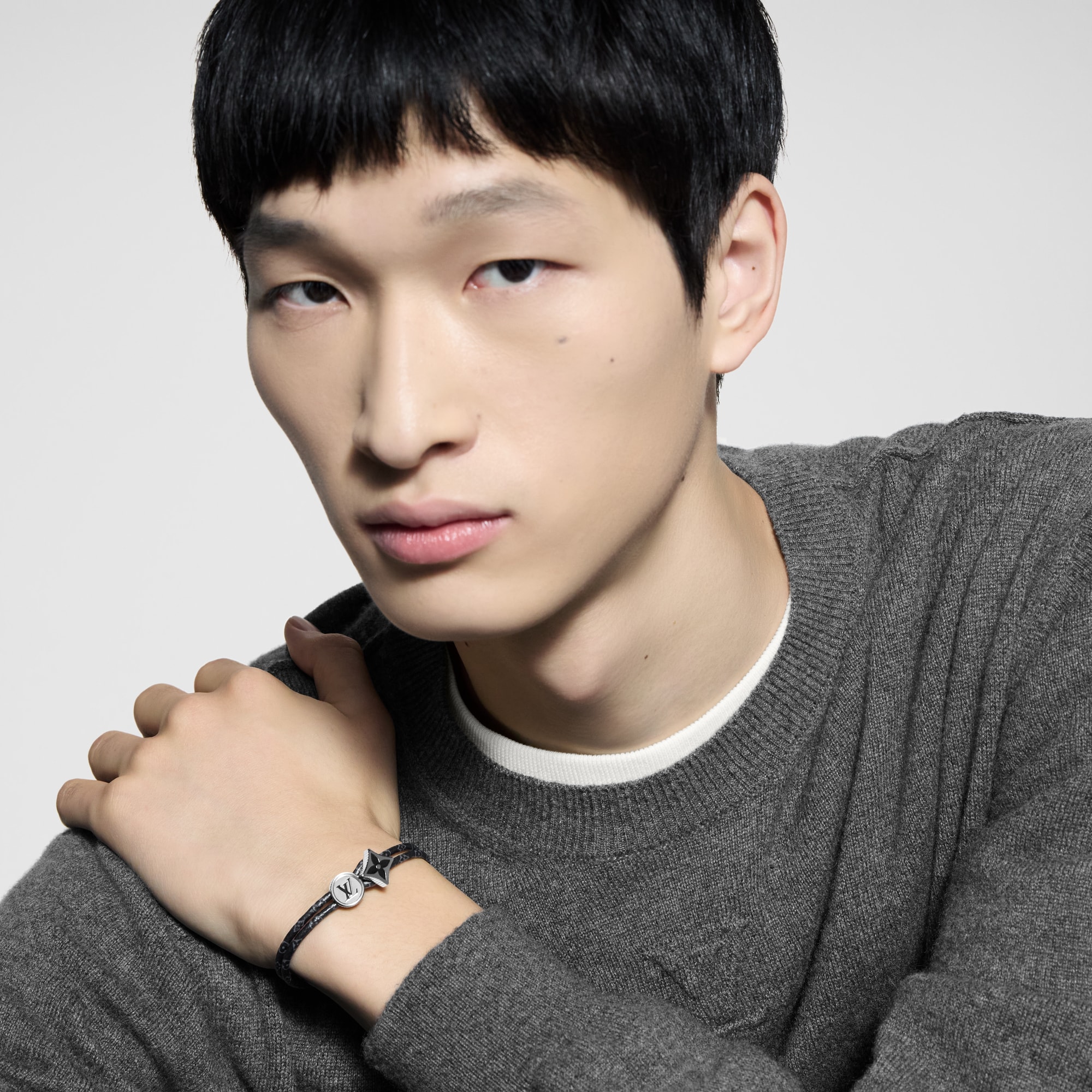 Bracelet Catch It Toile Monogram Éclipse Homme Bijoux Tous les bijoux | LOUIS VUITTON (Zoom produit)