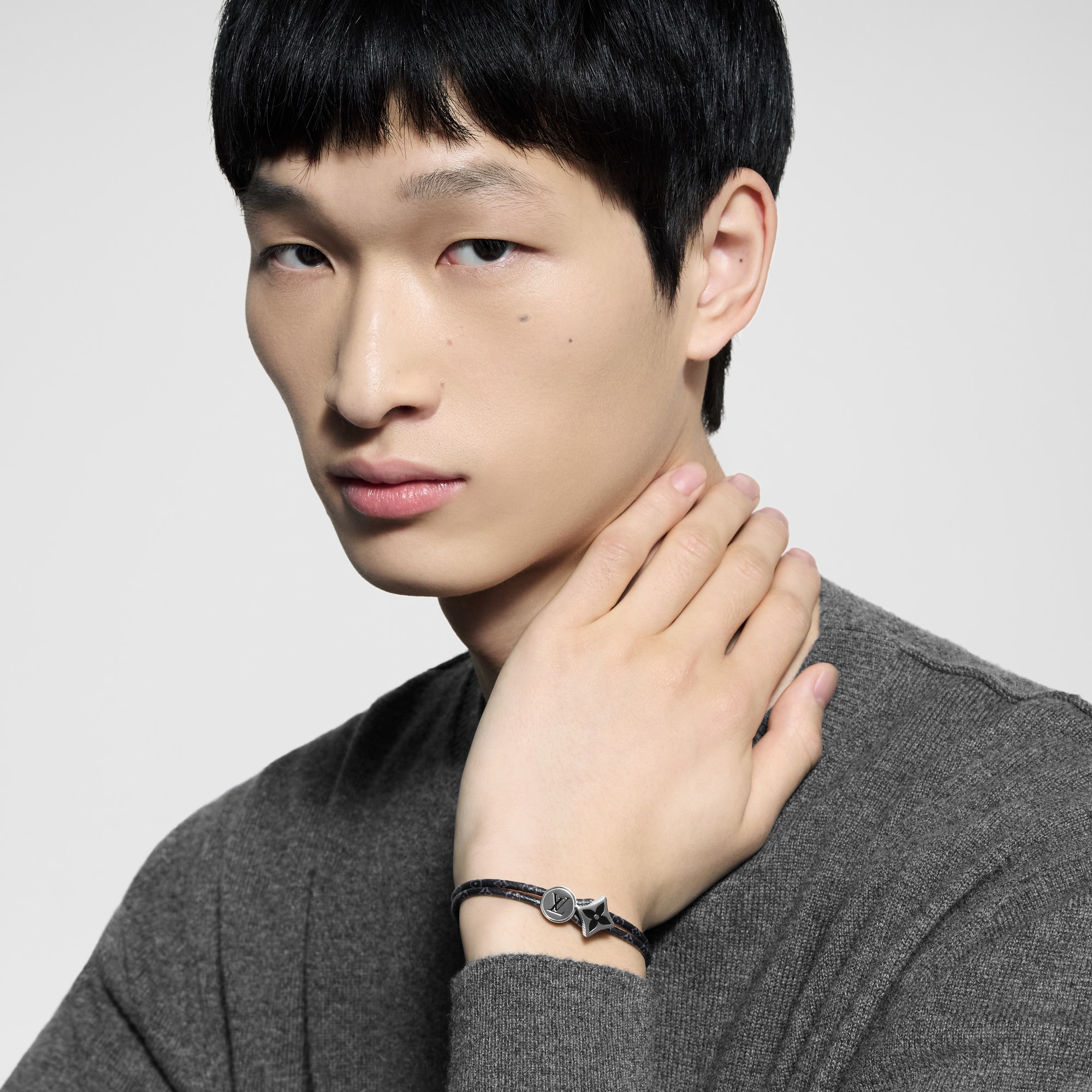 Bracelet Catch It Toile Monogram Éclipse Homme Bijoux Tous les bijoux | LOUIS VUITTON (Zoom produit)