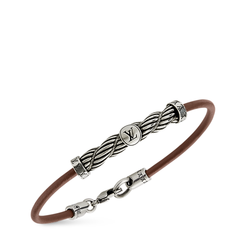 Bracelet en cuir LV Braids Autres Cuirs Homme Accessoires Tous les accessoires | LOUIS VUITTON (Zoom produit)