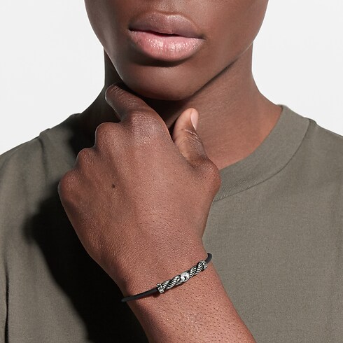 Bracelet en cuir LV Braids Autres Cuirs Homme Accessoires Tous les accessoires | LOUIS VUITTON (Zoom produit)