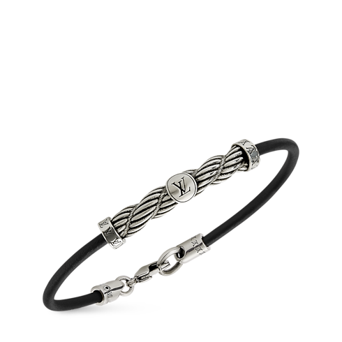 Bracelet en cuir LV Braids Autres Cuirs Homme Accessoires Tous les accessoires | LOUIS VUITTON (Zoom produit)
