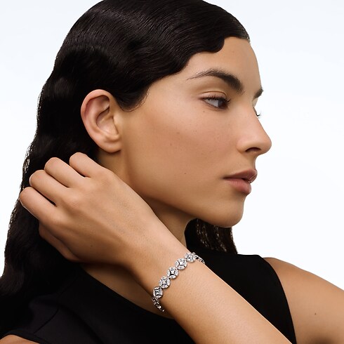 Bracelet Galaxie, or blanc et diamants Les Extraordinaires Joaillerie Bracelets | LOUIS VUITTON (Zoom produit)