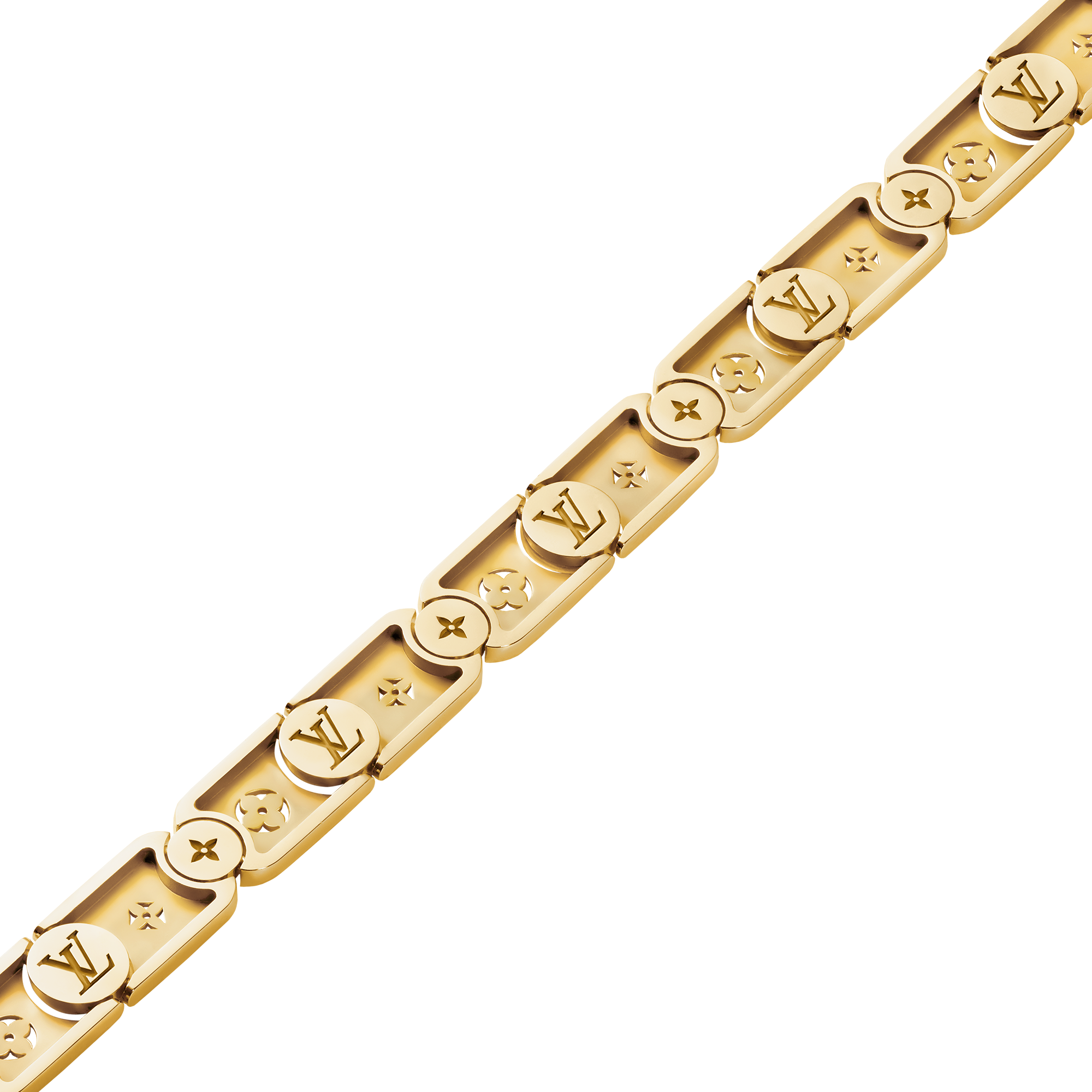 Bracelet gourmette Les Gastons Vuitton, or jaune  Joaillerie Catégories Bracelets | LOUIS VUITTON (Zoom produit)