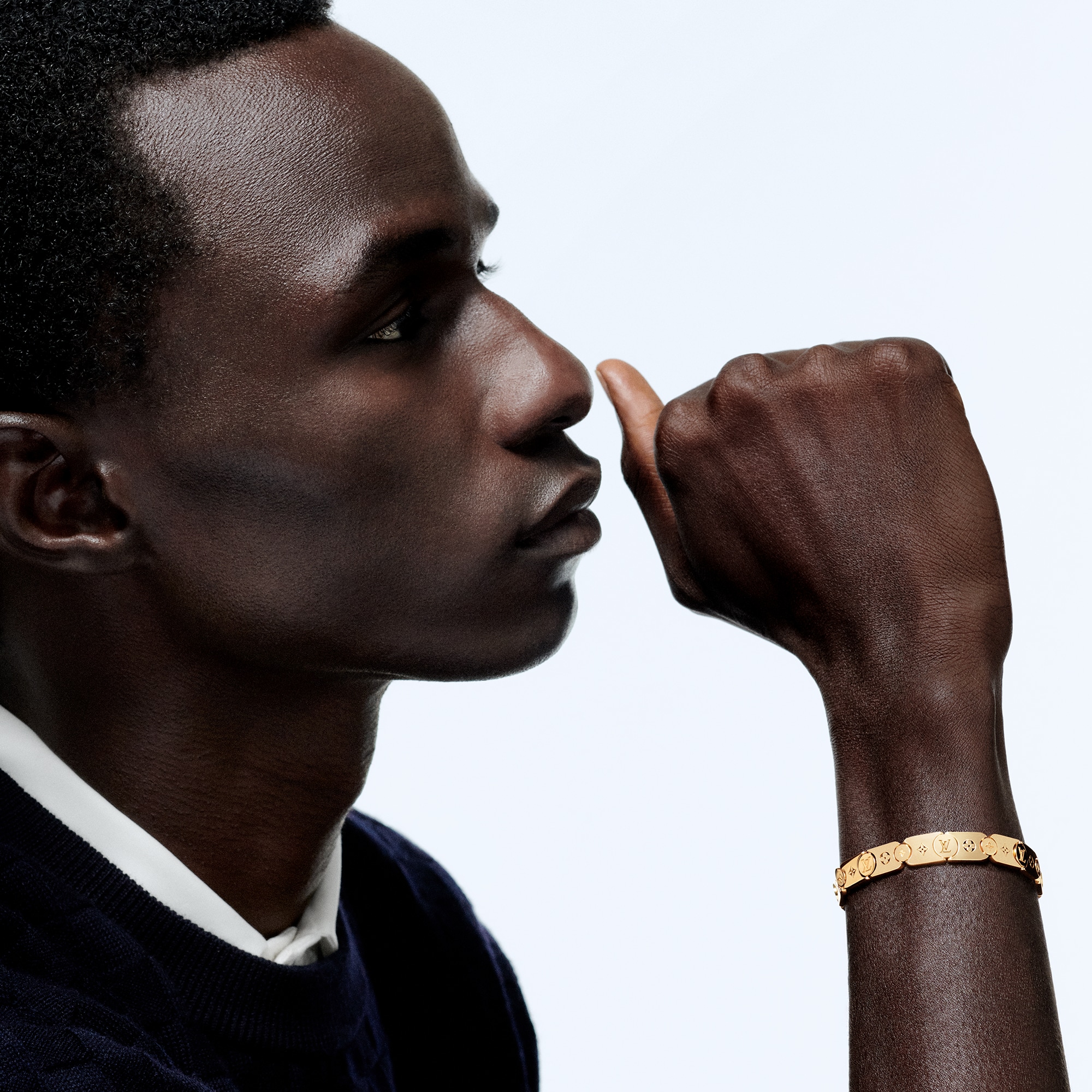 Bracelet gourmette Les Gastons Vuitton, or jaune  Joaillerie Catégories Bracelets | LOUIS VUITTON (Zoom produit)