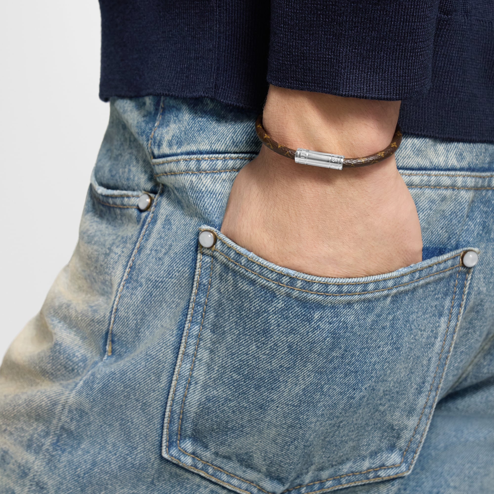 Bracelet Keep It Toile Monogram Homme Bijoux Bracelets | LOUIS VUITTON (Zoom produit)