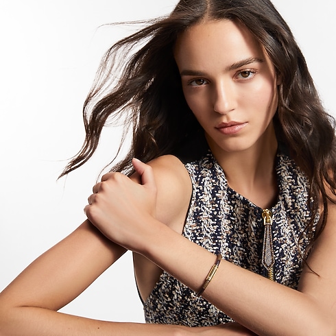 Bracelet Keep It Toile Damier Ébène Femme Bijoux Bracelets | LOUIS VUITTON (Zoom produit)