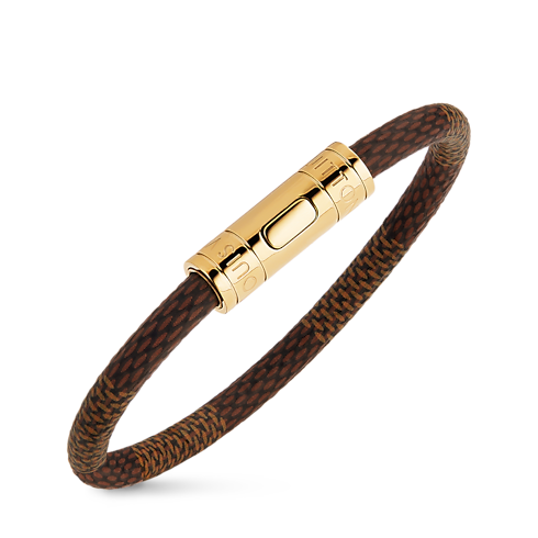 Bracelet Keep It Toile Damier Ébène Femme Bijoux Bracelets | LOUIS VUITTON (Zoom produit)