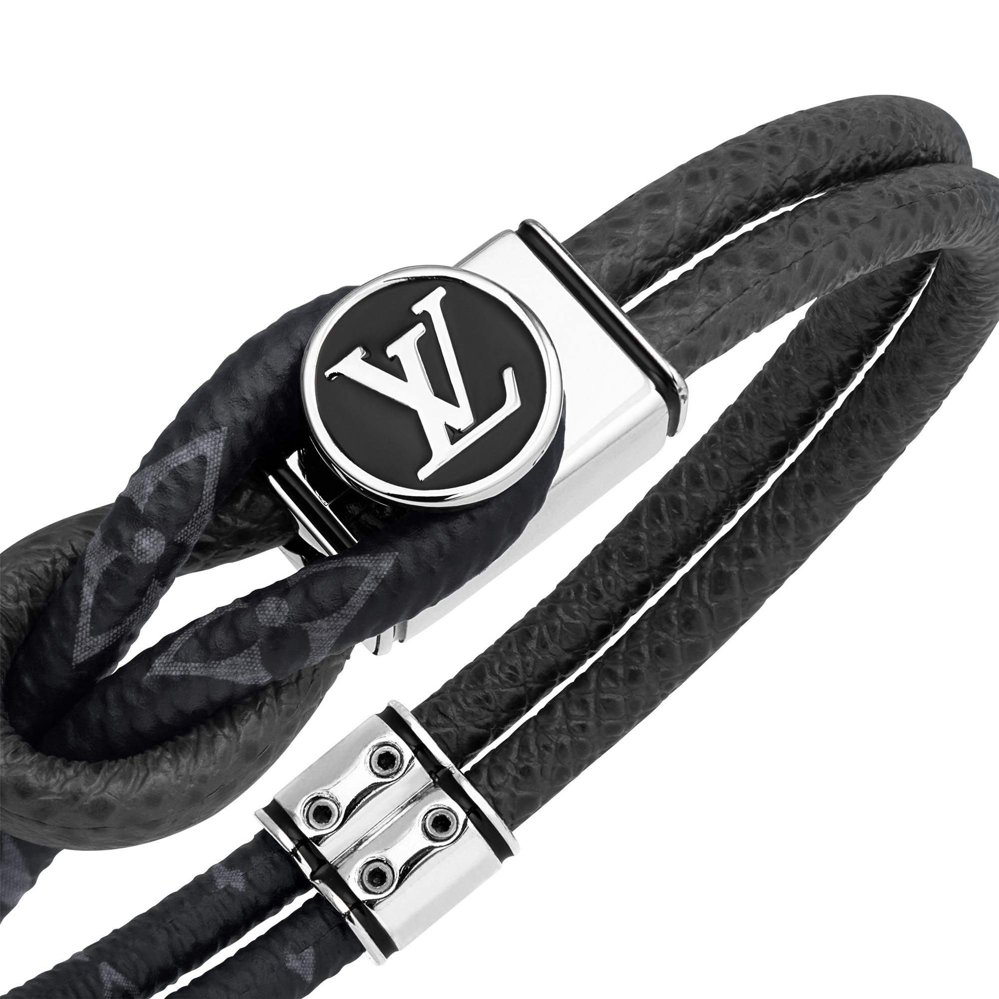 Bracelet Loop It Toile Monogram Éclipse Homme Bijoux Tous les bijoux | LOUIS VUITTON (Zoom produit)