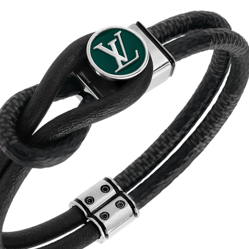 Bracelet Loop It Damier Graphite Homme Bijoux Bracelets | LOUIS VUITTON (Zoom produit)