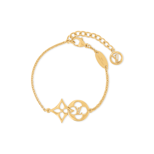 Bracelet LV Flowergram Linked vue de face