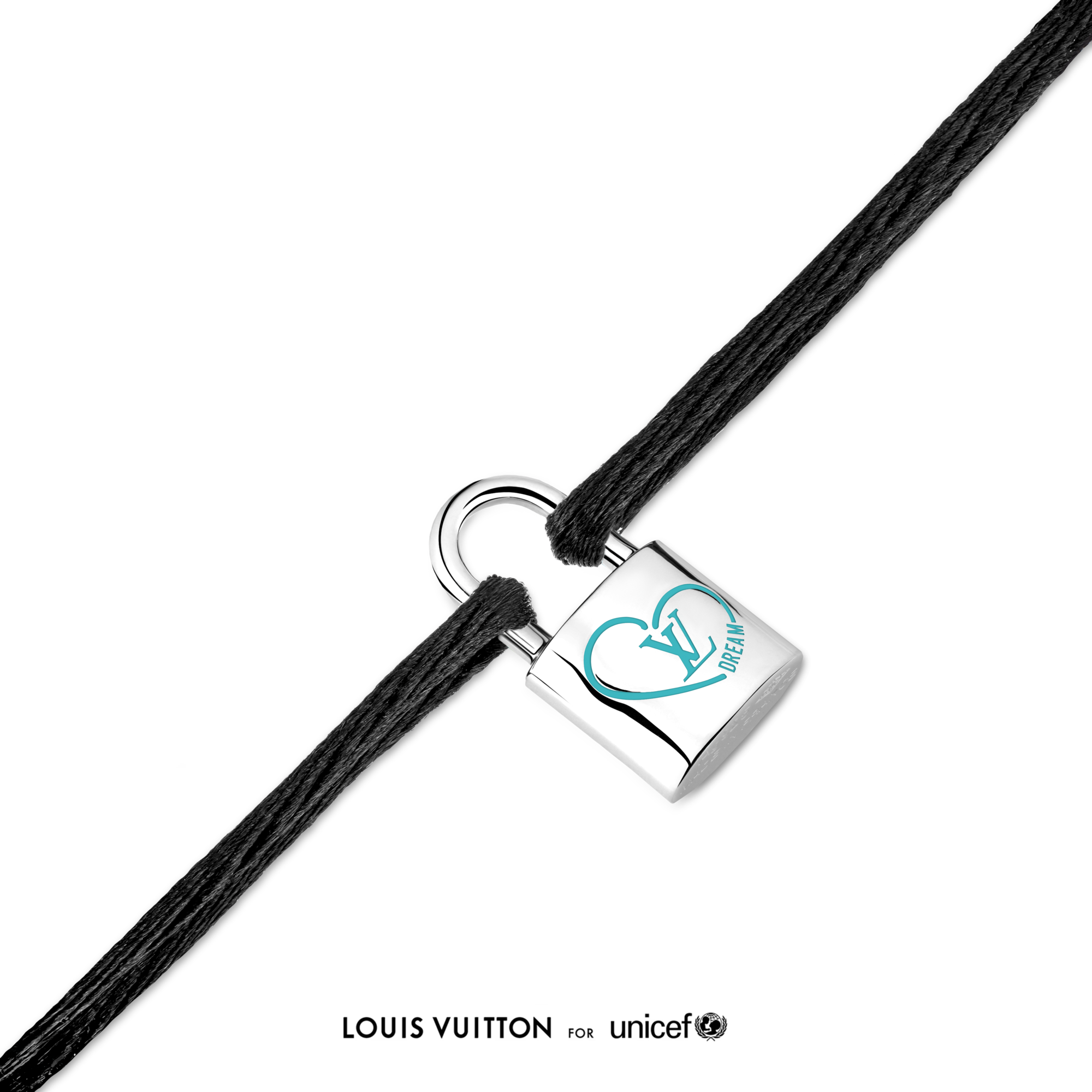 Bracelet Silver Lockit x Felix, argent sterling, laque bleue et cordon en polyester  Joaillerie Catégories Bracelets | LOUIS VUITTON (Zoom produit)