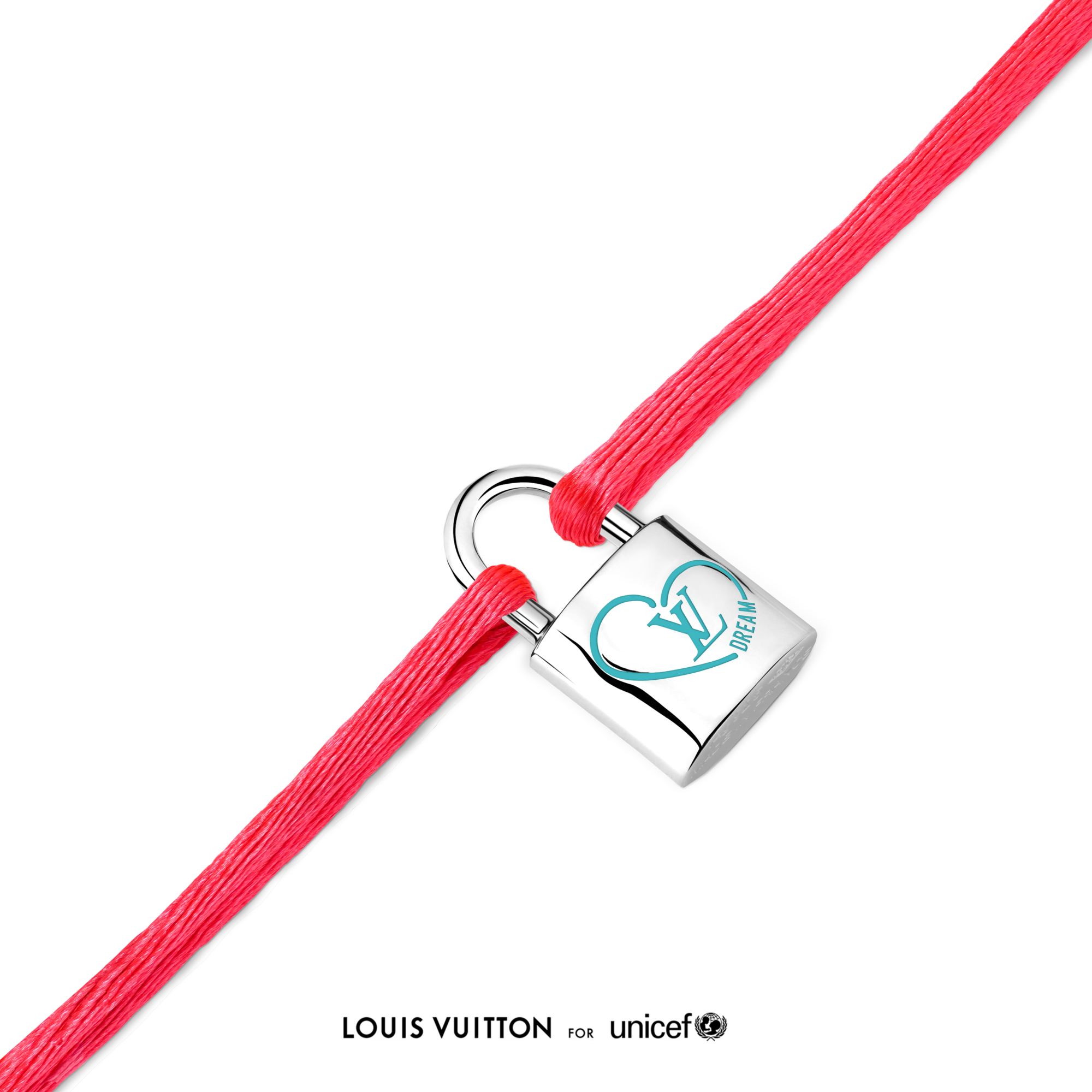 Bracelet Silver Lockit x Felix, argent sterling, laque bleue et cordon en polyester  Joaillerie Catégories Bracelets | LOUIS VUITTON (Zoom produit)