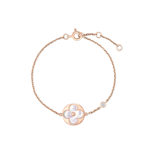 Bracelet En Argenté Avec Nacre Et Motif Diamant Infini - Marque Silverspeck - Dimensions 7.5x6 Mm