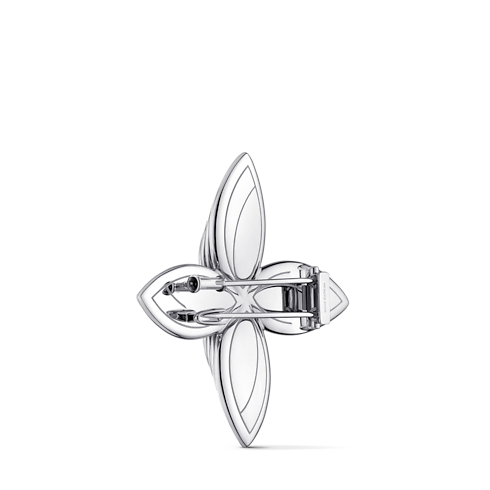 Broche Idylle Blossom, or blanc et diamants Les Extraordinaires Joaillerie Autres articles | LOUIS VUITTON (Zoom produit)