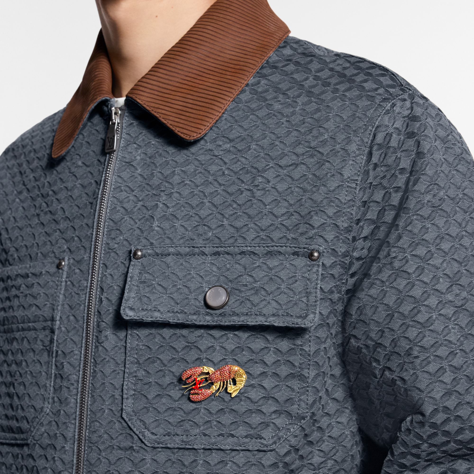 Broche LV Lobster S00 Homme Bijoux Tous les bijoux | LOUIS VUITTON (Zoom produit)