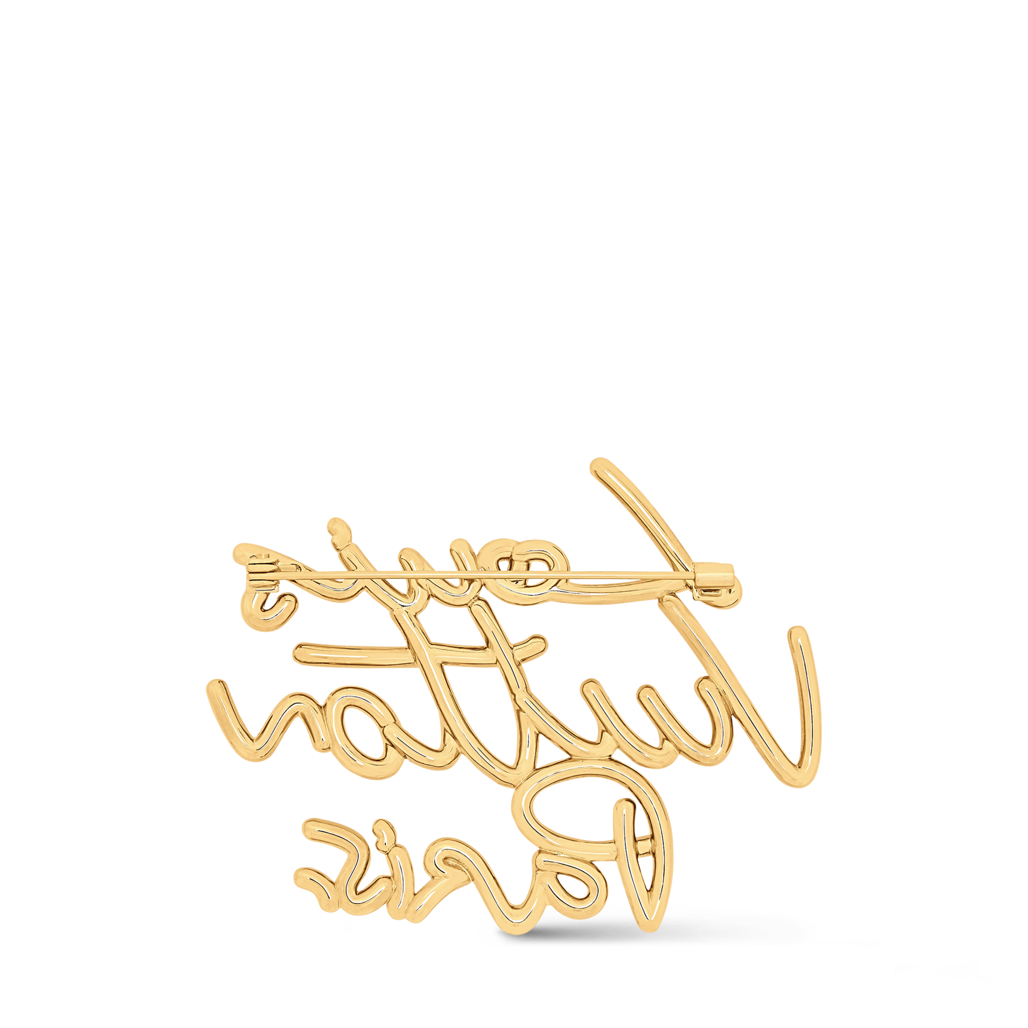 Broche LV Script S00 Femme Bijoux Tous les bijoux | LOUIS VUITTON (Zoom produit)