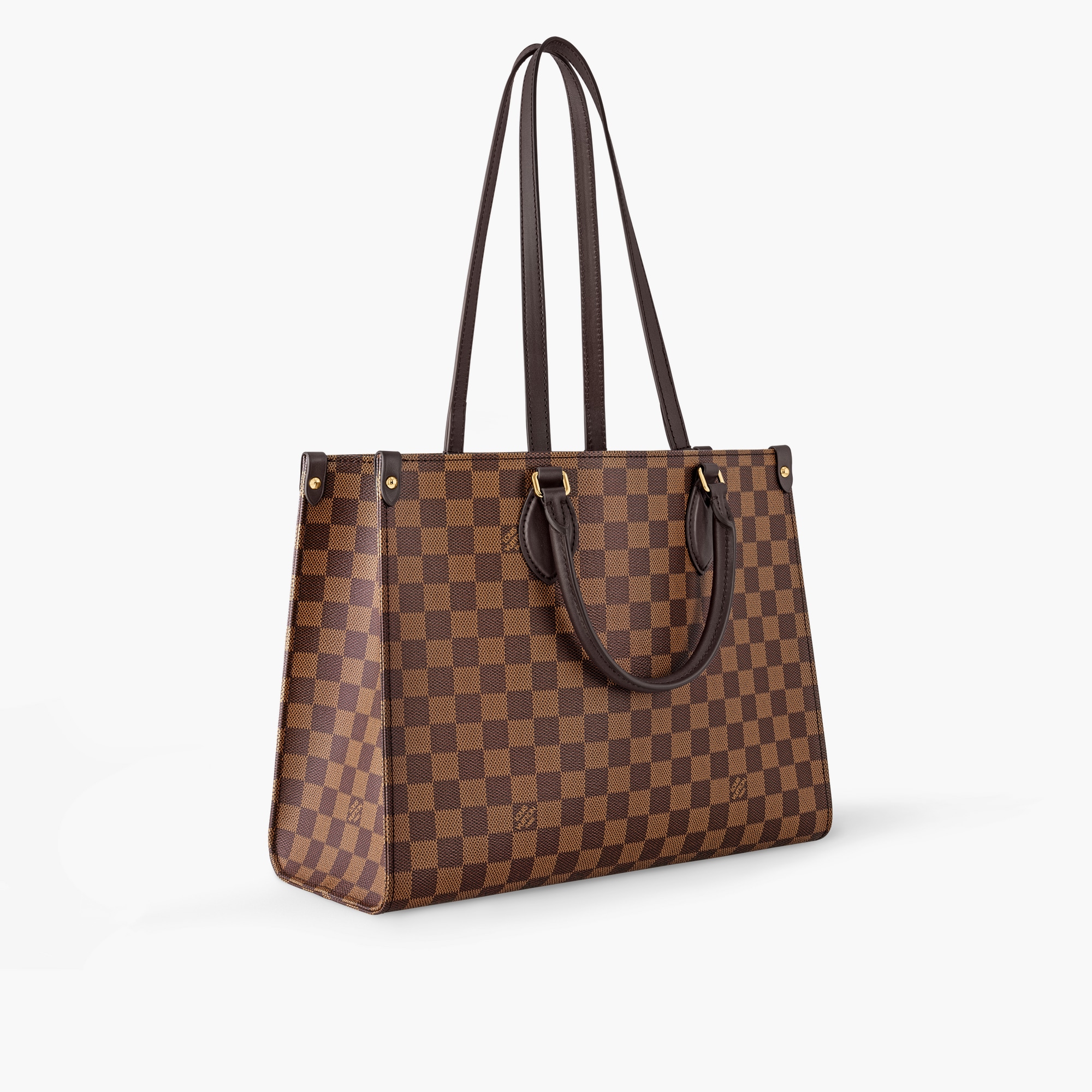 Cabas OnTheGo MM Toile Damier Ébène Sacs Femme de luxe Sacs et