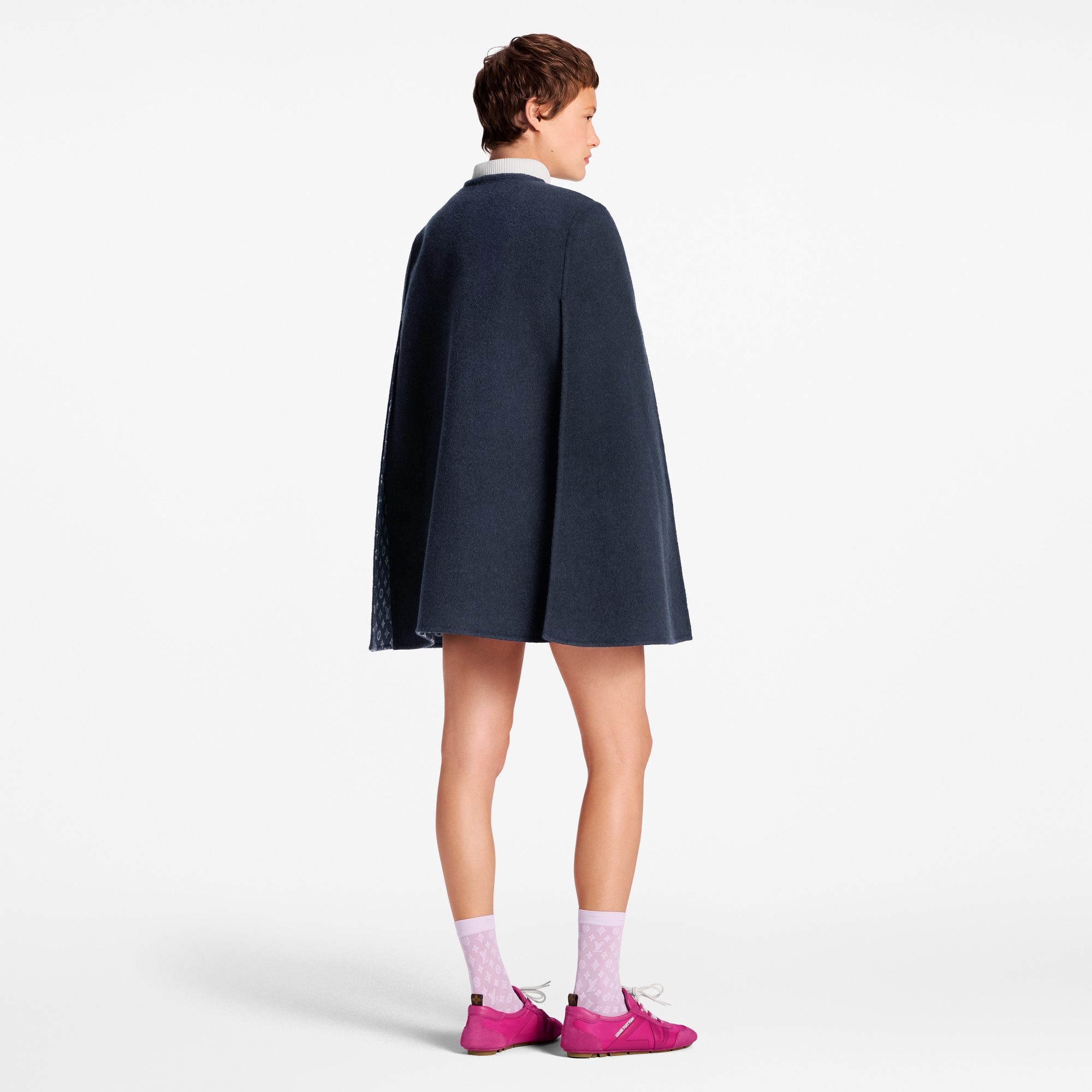 Cape à fermeture par chaîne  Femme Prêt-à-porter Manteaux et vestes | LOUIS VUITTON (Zoom produit)