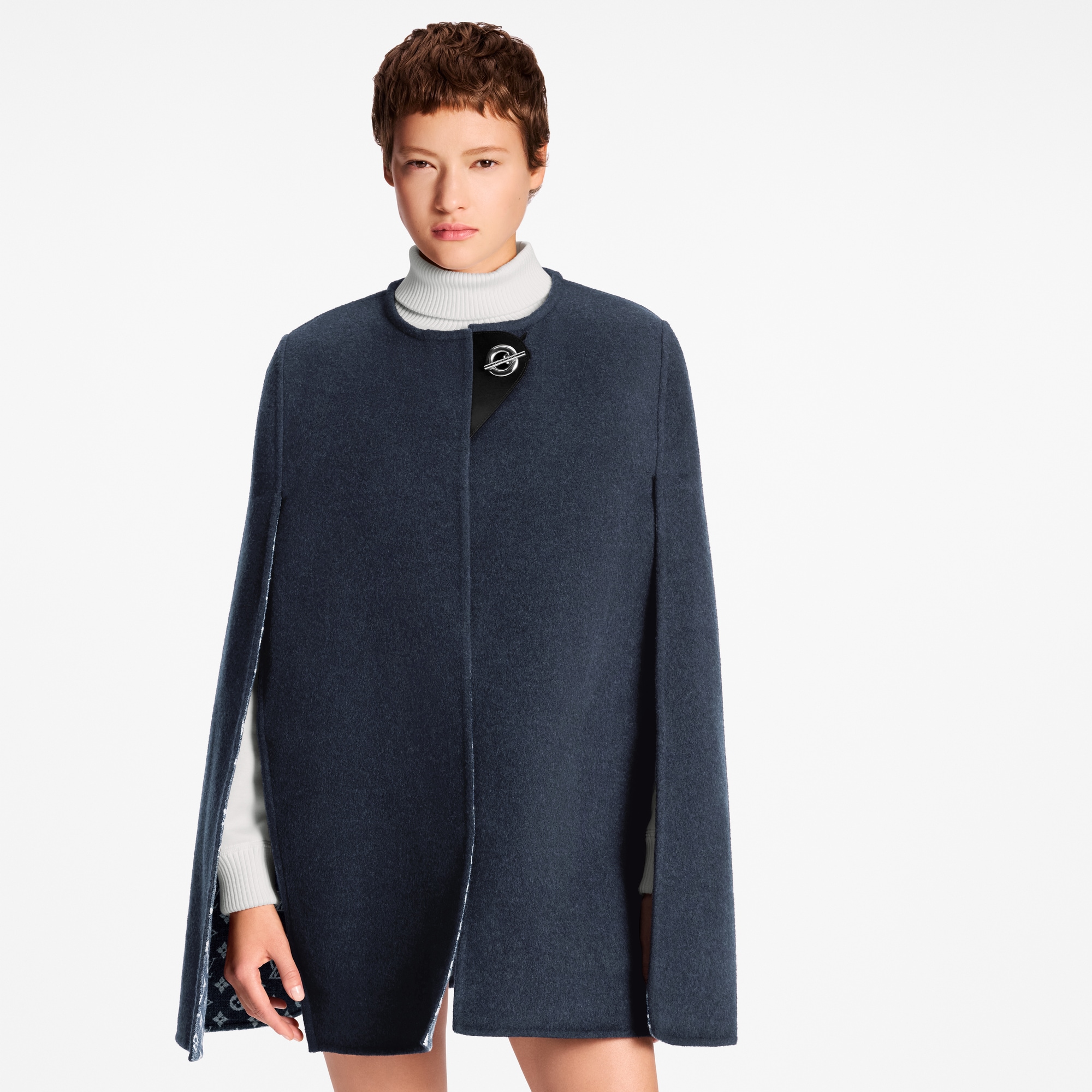 Cape à fermeture par chaîne  Femme Prêt-à-porter Manteaux et vestes | LOUIS VUITTON (Zoom produit)