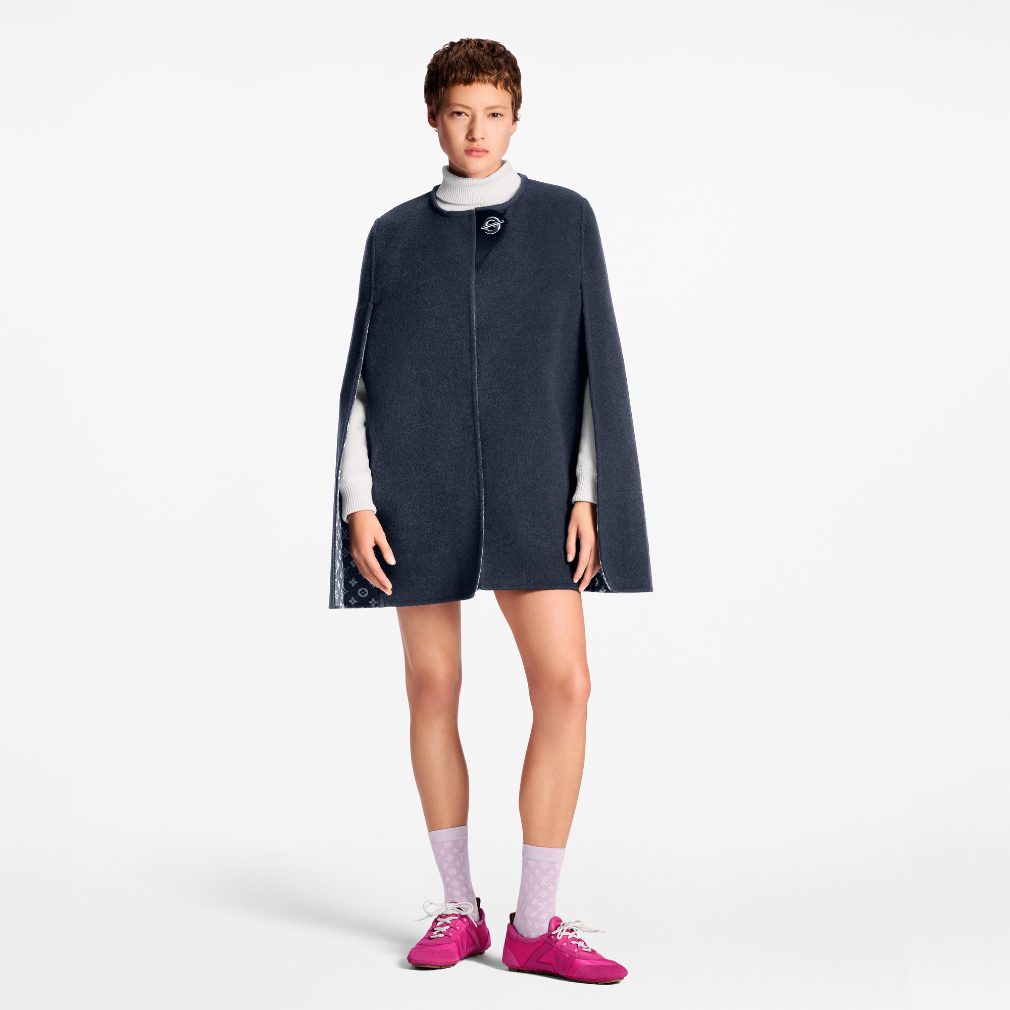 Cape à fermeture par chaîne  Femme Prêt-à-porter Manteaux et vestes | LOUIS VUITTON (Zoom produit)