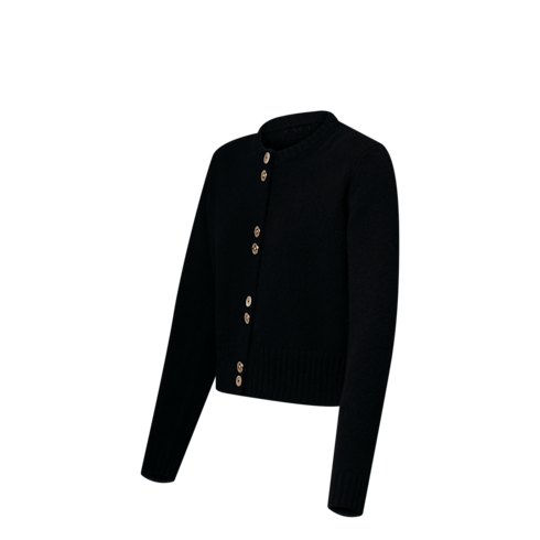 Cardigan à boutons Monogram vue latérale
