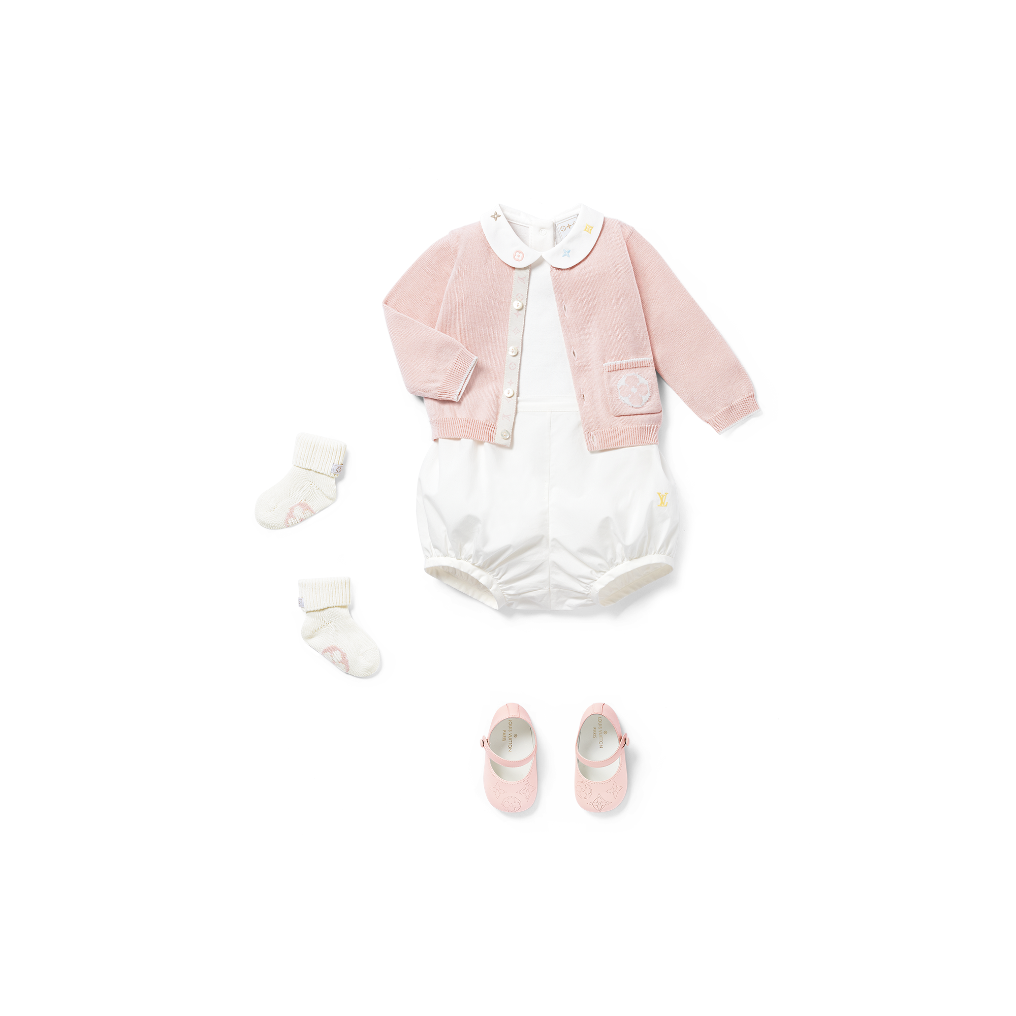 Cardigan à une poche S00 Cadeaux Cadeaux pour Bébés } | LOUIS VUITTON (Zoom produit)