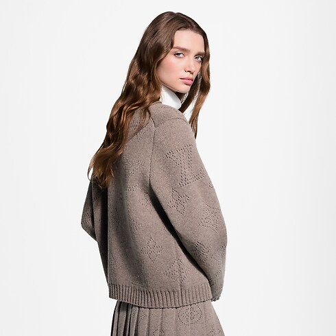 Cardigan croisé en maille Mahina Femme Prêt-à-porter Maille | LOUIS VUITTON (Zoom produit)
