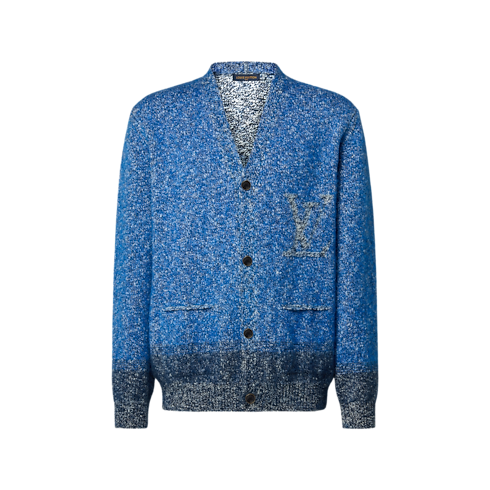 Cardigan en jacquard texturé vue de face