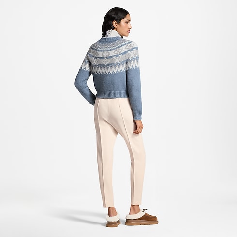 Cardigan en maille alpin Femme Prêt-à-porter Tops et chemises | LOUIS VUITTON (Zoom produit)