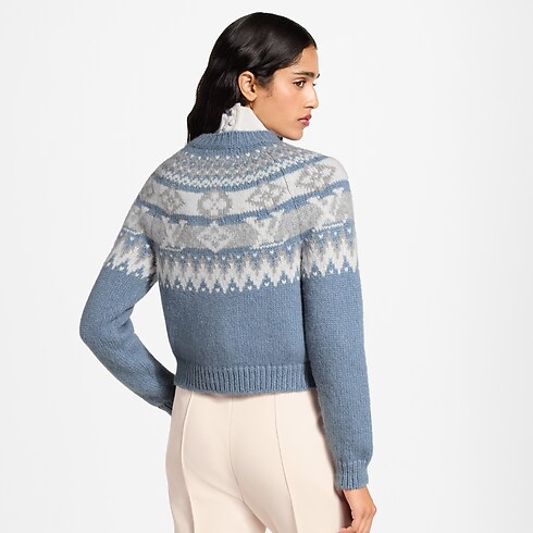 Cardigan en maille alpin Femme Prêt-à-porter Tops et chemises | LOUIS VUITTON (Zoom produit)
