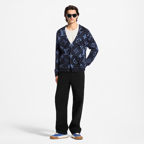 Cardigan Monogram Cloudy vue portée