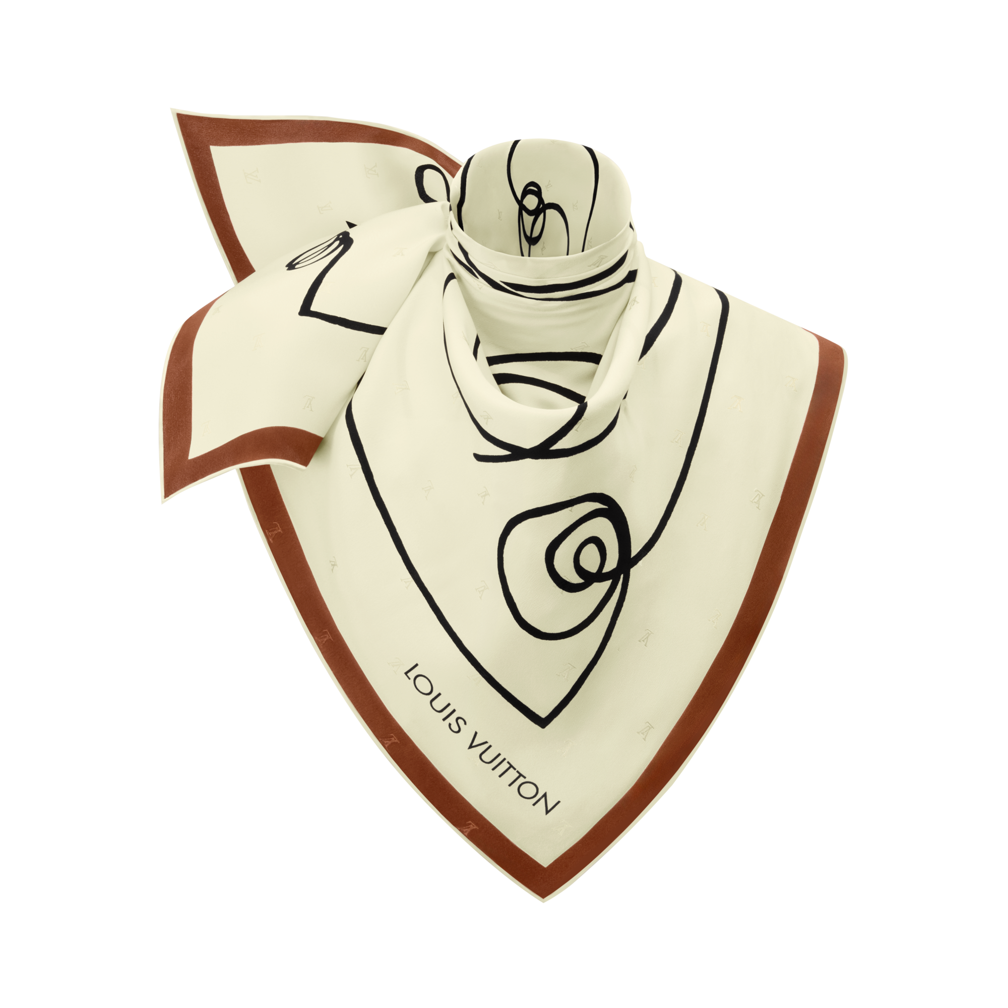 Carré Chemin Faisant By Andrée Putman 90 S00 Femme Accessoires Carrés de soie et bandeaux | LOUIS VUITTON (Zoom produit)