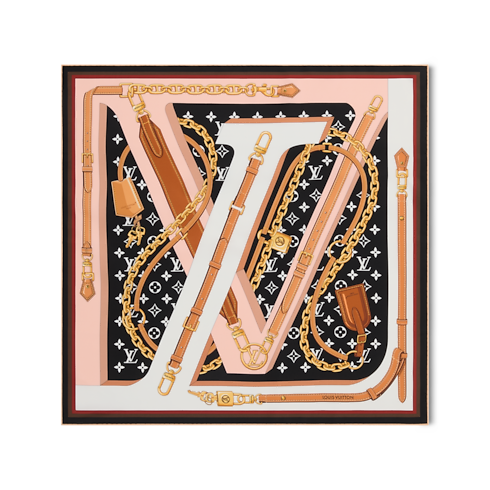 Carré LV Strap 70 S00 Femme Accessoires Carrés de soie et bandeaux | LOUIS VUITTON (Zoom produit)