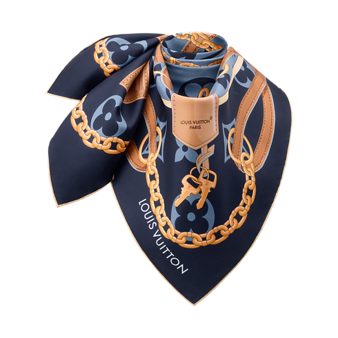 Carré LV Strap 90 S00 Femme Accessoires Carrés de soie et bandeaux | LOUIS VUITTON (Zoom produit)