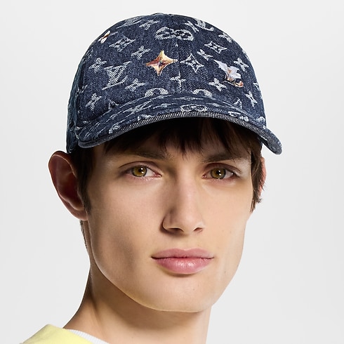 Casquette en denim Monogram Flower S00 Homme Accessoires Chapeaux, Bonnets et Gants | LOUIS VUITTON (Zoom produit)