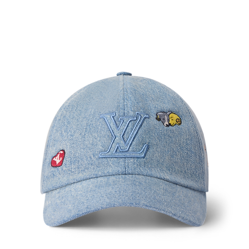 Casquette LV Denim Pets S00 Homme Accessoires Chapeaux, Bonnets et Gants | LOUIS VUITTON (Zoom produit)