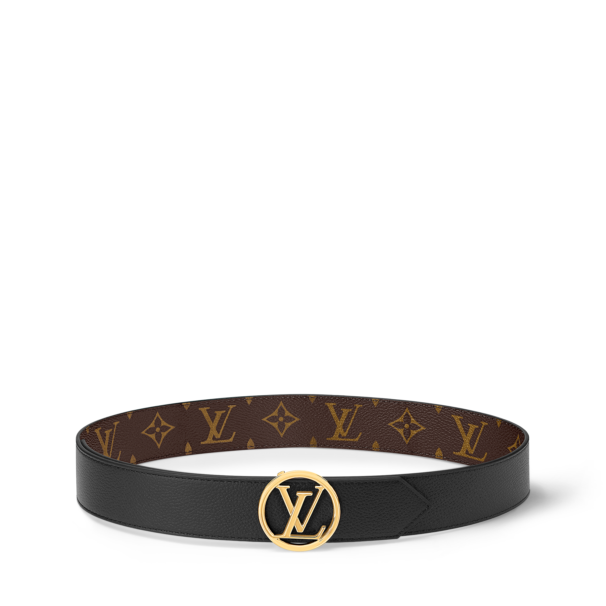 Ceinture LV Circle 35 mm réversible Toile Monogram Femme Accessoires Ceintures | LOUIS VUITTON (Zoom produit)