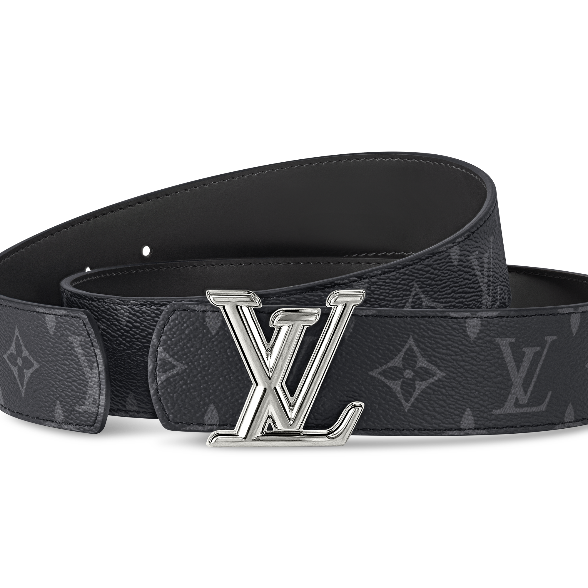 Ceinture LV Dimension 40 mm réversible Toile Monogram Éclipse Homme Accessoires Ceintures | LOUIS VUITTON (Zoom produit)