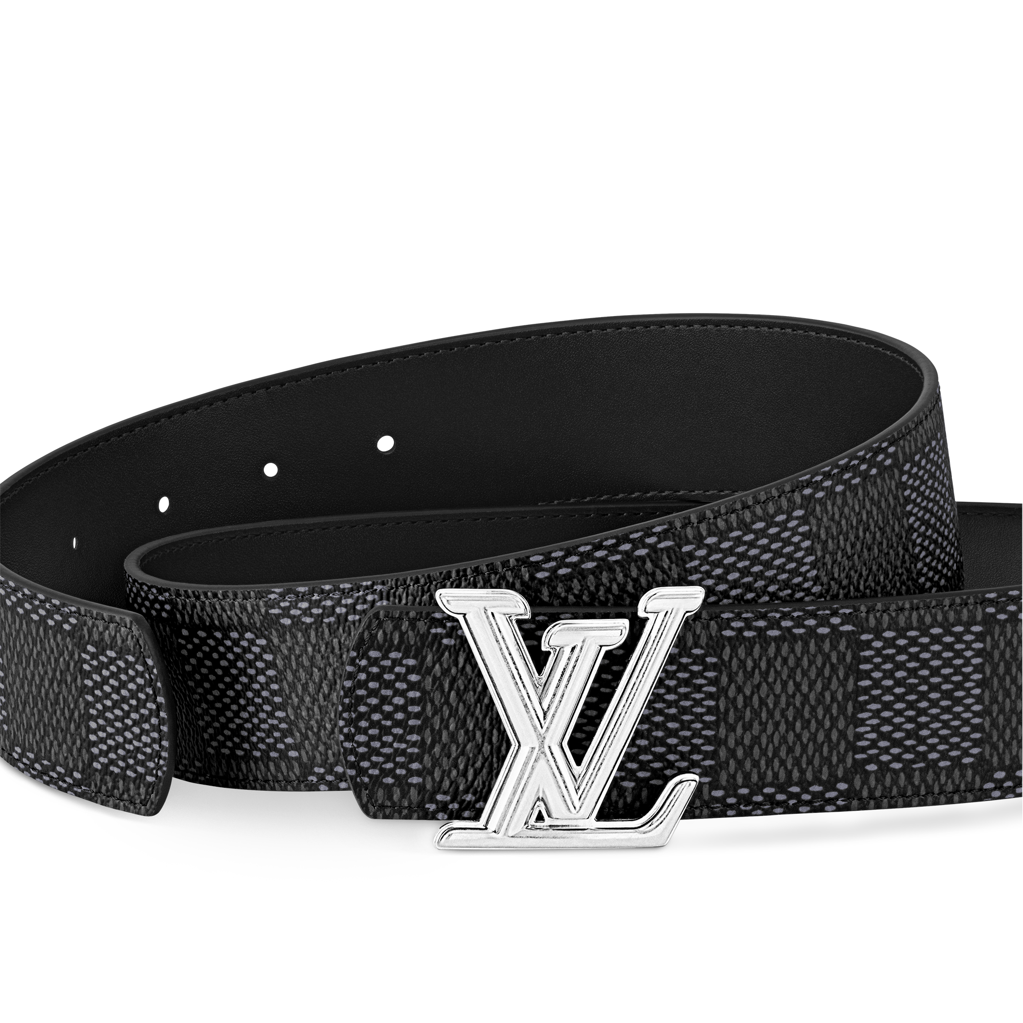 Ceinture LV Dimension 40 mm réversible Toile Damier Graphite Homme Accessoires Ceintures | LOUIS VUITTON (Zoom produit)