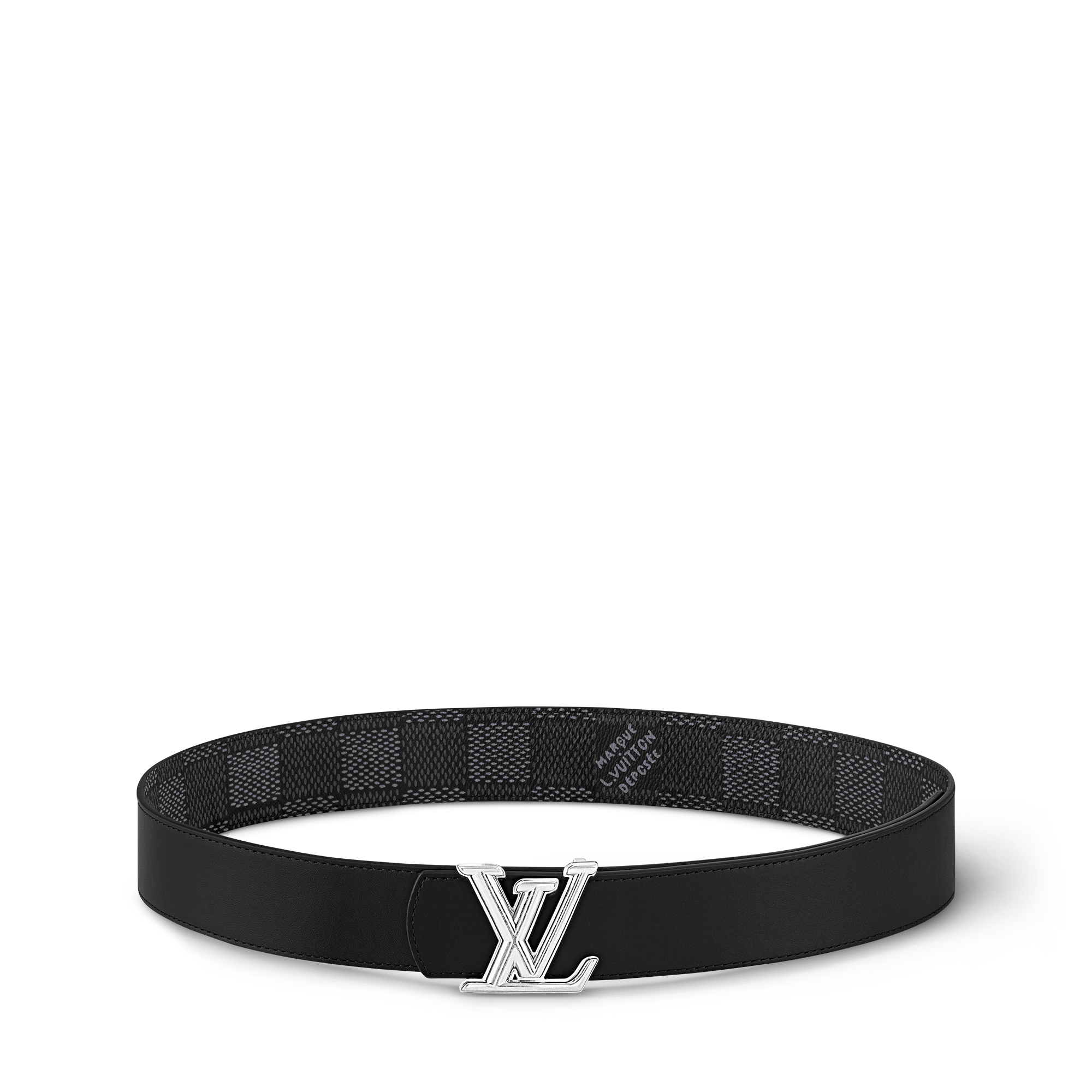 Ceinture LV Dimension 40 mm réversible Toile Damier Graphite Homme Accessoires Ceintures | LOUIS VUITTON (Zoom produit)