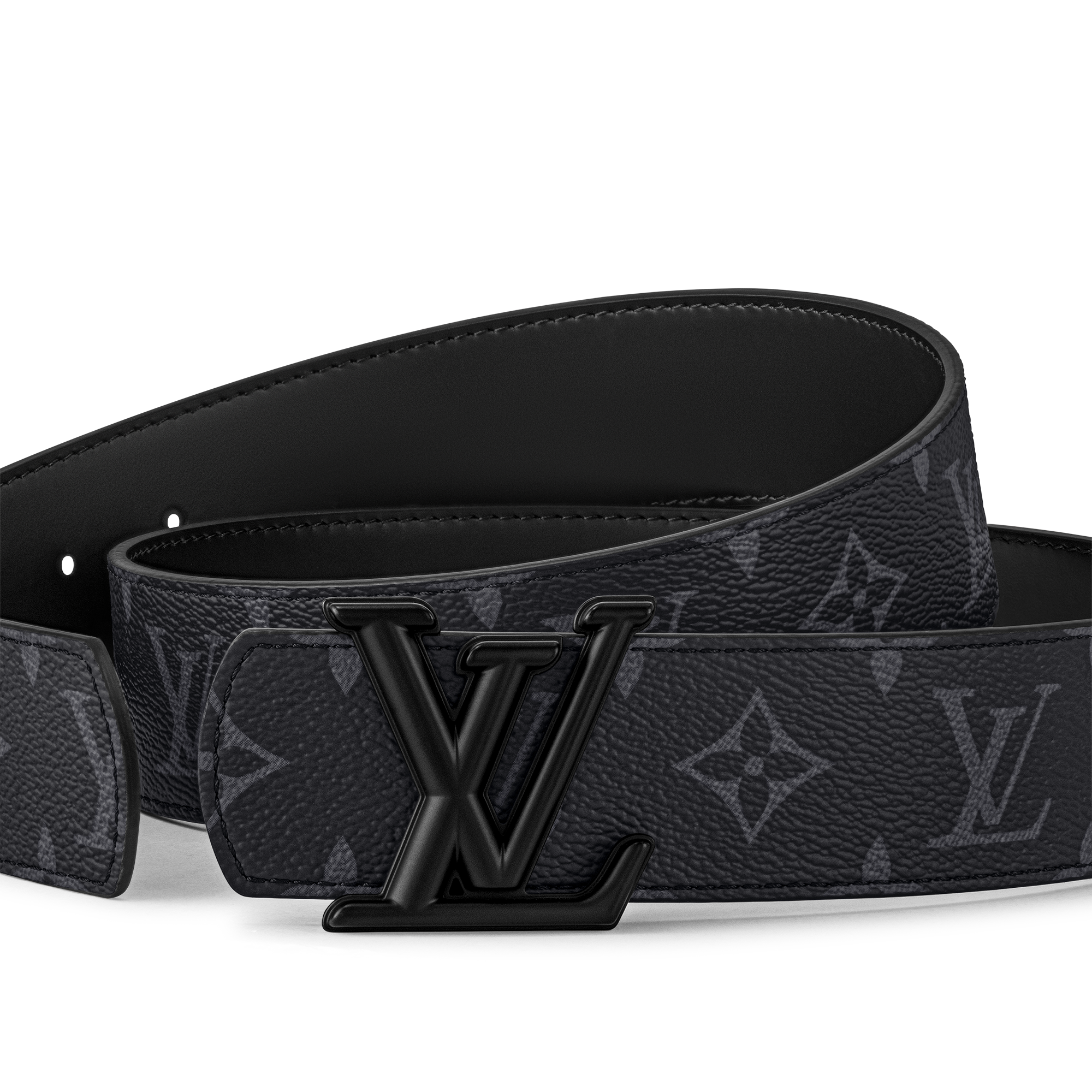 Ceinture LV Dimension 40 mm réversible Toile Monogram Éclipse Homme Accessoires Ceintures | LOUIS VUITTON (Zoom produit)