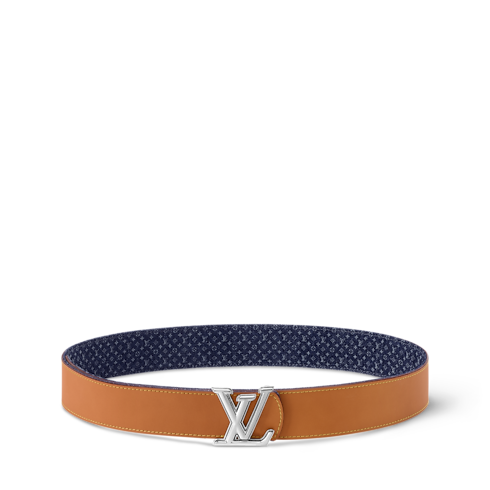 Ceinture LV Dimension Monogram Reflective Denim 40 mm réversible Monogram Denim Homme Accessoires Ceintures | LOUIS VUITTON (Zoom produit)
