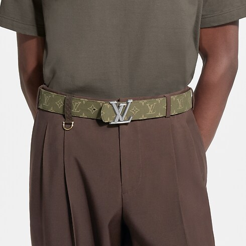 Ceinture LV Dimension Monogram Surplus jacquard 40 mm G77 Homme Accessoires Ceintures | LOUIS VUITTON (Zoom produit)
