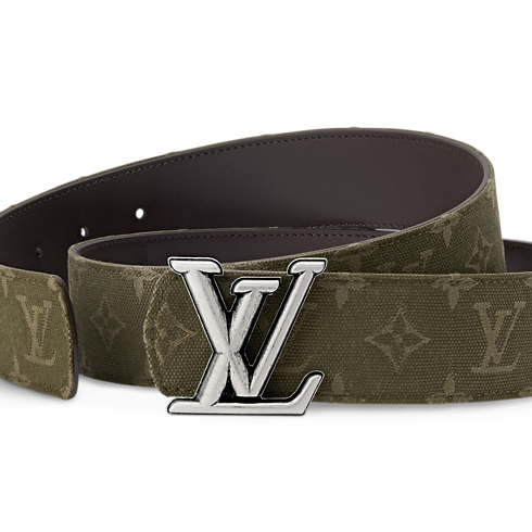 Ceinture LV Dimension Monogram Surplus jacquard 40 mm G77 Homme Accessoires Ceintures | LOUIS VUITTON (Zoom produit)